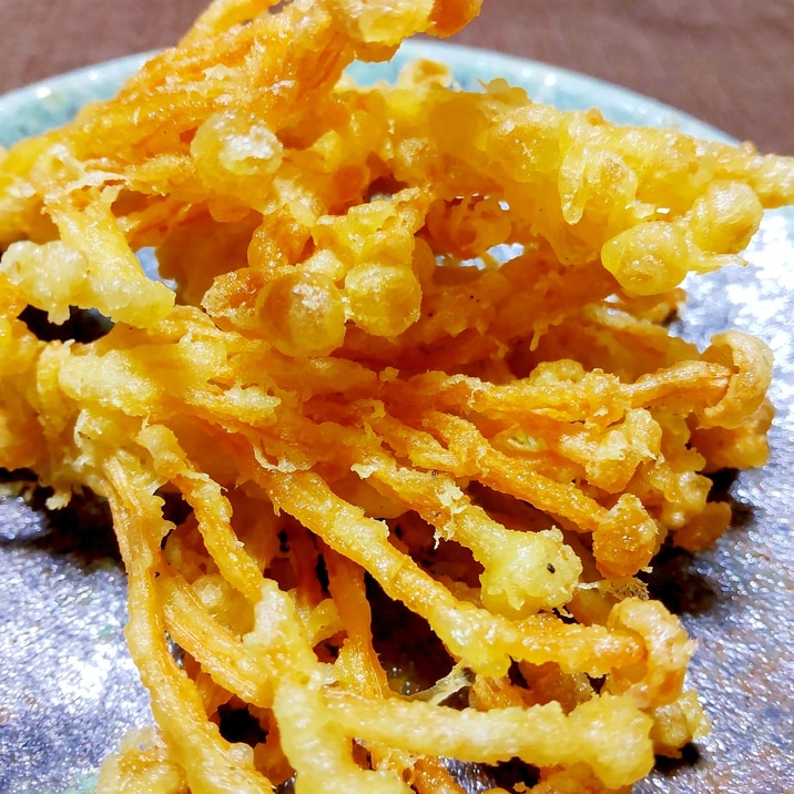 5分で! カリカリ食感ヤミツキ えのき茸天ぷら
